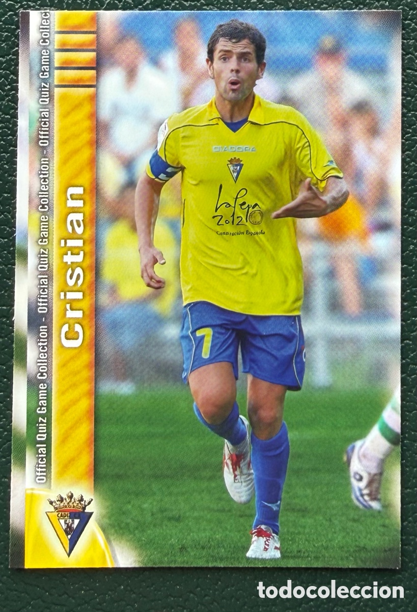 Cromos de Futebol: 1095 CRISTIAN CADIZ CF FICHAS ALBUM MUNDICROMO 2009 2010 09 10