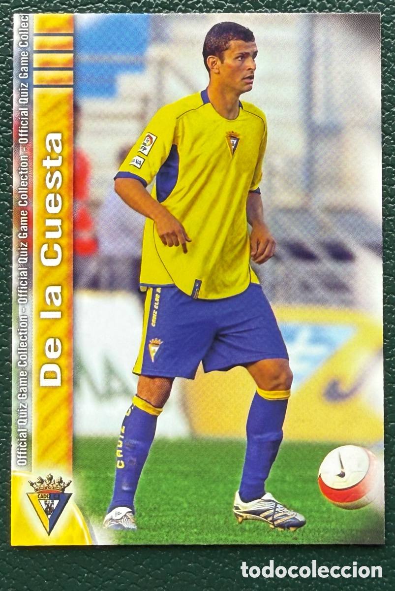 Cromos de Futebol: 1097 DE LA CUESTA CADIZ CF FICHAS ALBUM MUNDICROMO 2009 2010 09 10