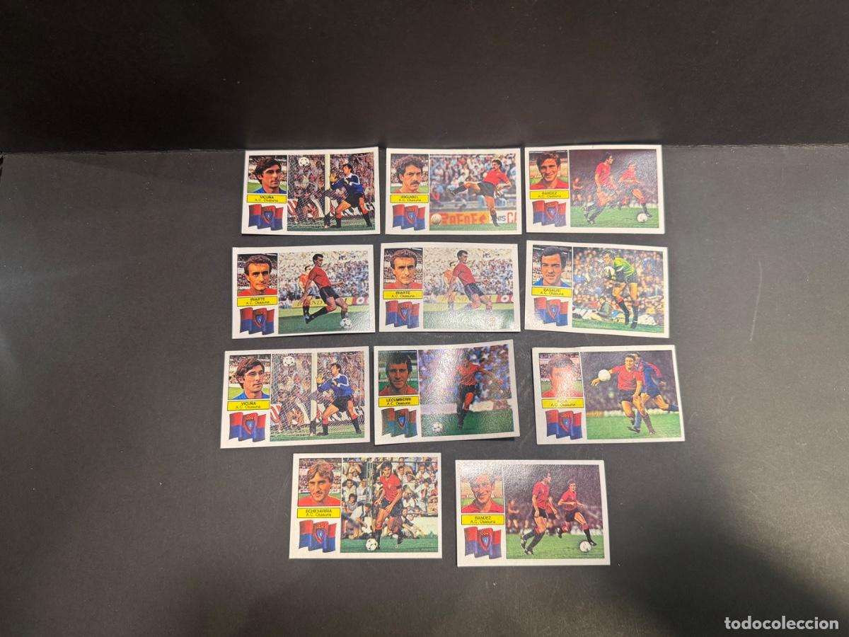 Cromos de f&uacute;tbol: A.C. OSASUNA LOTE CROMOS FUTBOL LIGA 82 - 83 EDICIONES ESTE NUNCA PEGADO / COMPRA MIN&Iacute;MA 5 &euro;