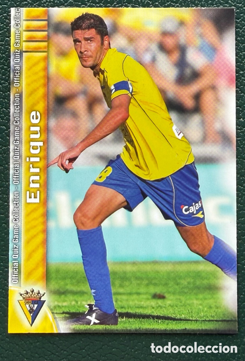 Fu&szlig;ball-Sticker: 1100 ENRIQUE CADIZ CF FICHAS ALBUM MUNDICROMO 2009 2010 09 10