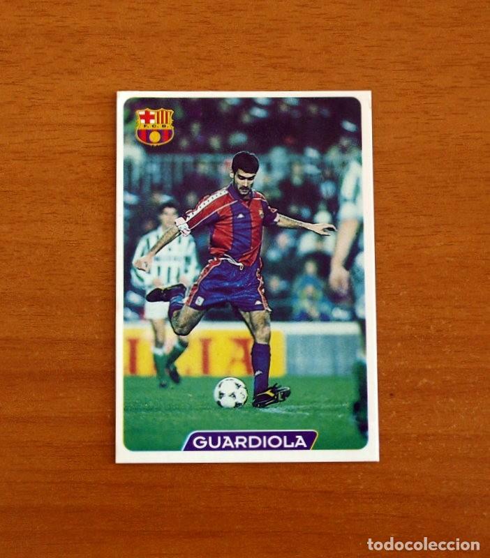 Football Stickers: Barcelona -N&ordm; 66 Guardiola -Las Fichas de la Liga 95-96-1995-1996 -Mundicromo Sport