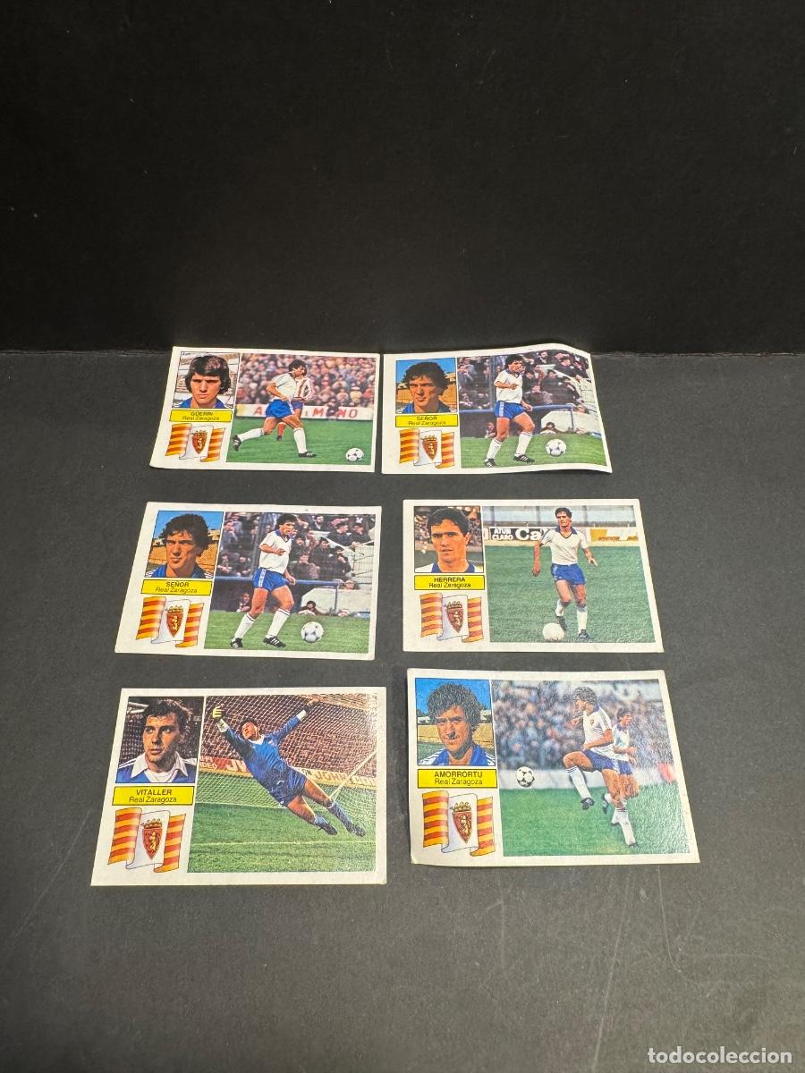 Cromos de f&uacute;tbol: REAL ZARAGOZA LOTE CROMOS FUTBOL LIGA 82 - 83 EDICIONES ESTE NUNCA PEGADO / COMPRA MIN&Iacute;MA 5 &euro;