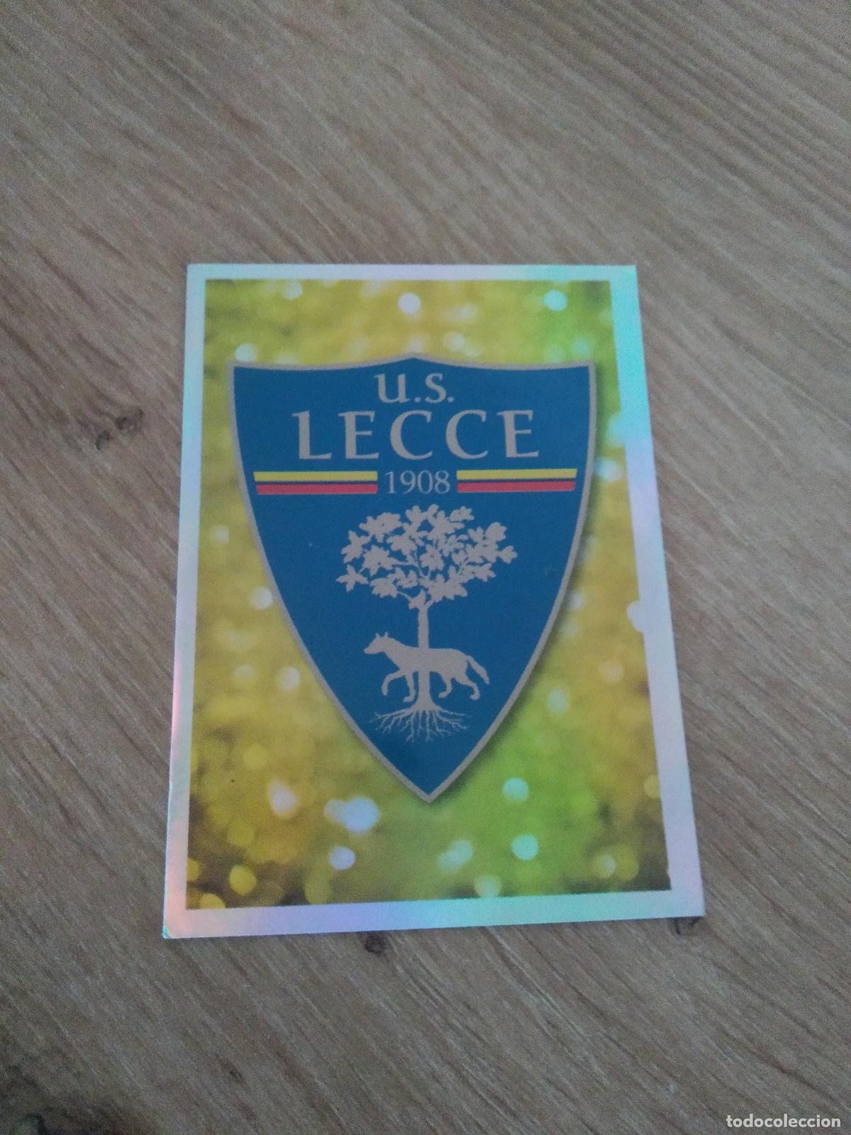 Fu&szlig;ball-Sticker: 295 ESCUDO LECCE CROMO FUTBOL PANINI LIGA ITALIA 19-20 CALCIATORI 2019-2020