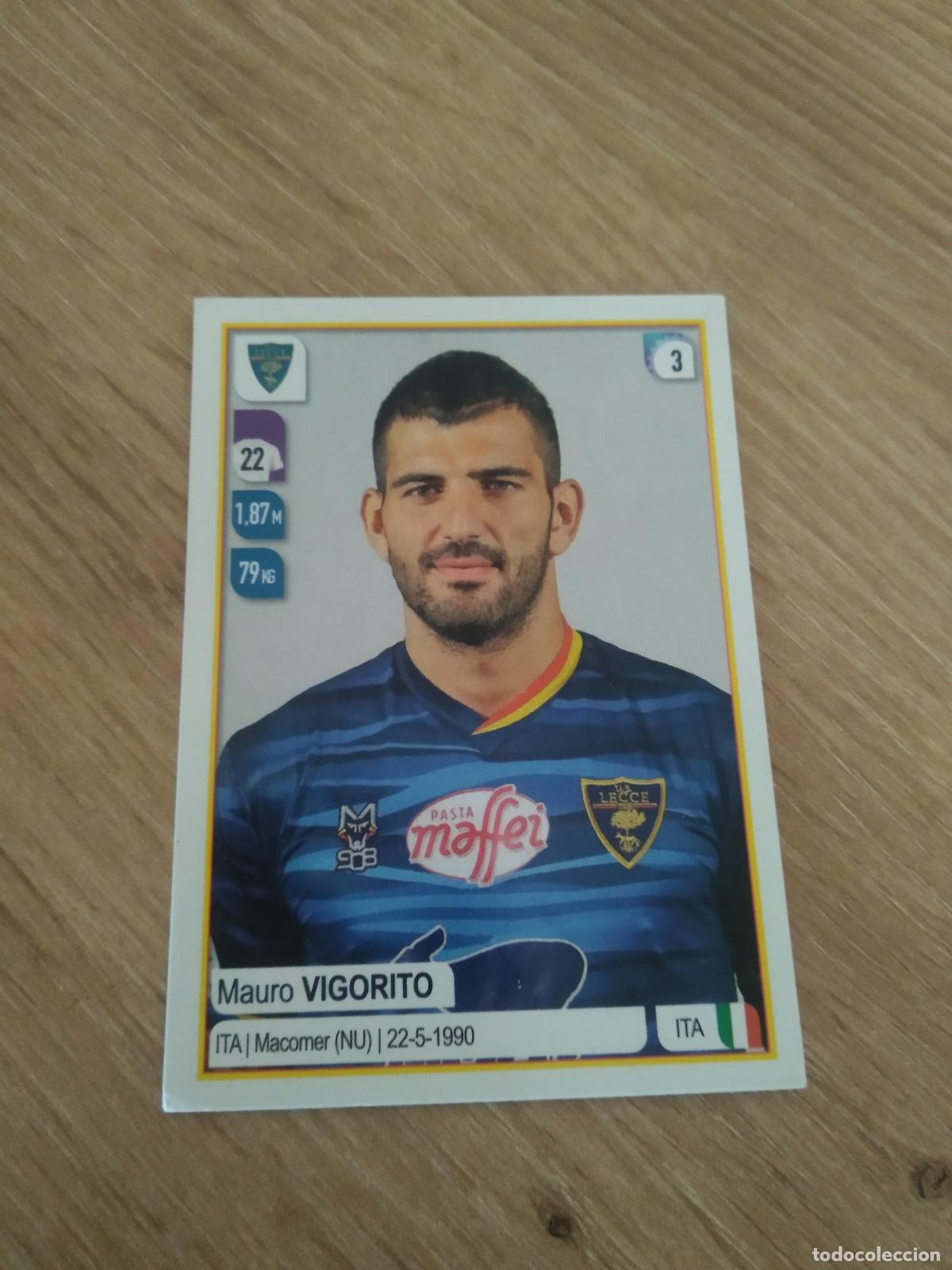 Figurine di Calcio: 300 MAURO VIGORITO LECCE CROMO FUTBOL PANINI LIGA ITALIA 19-20 CALCIATORI 2019-2020