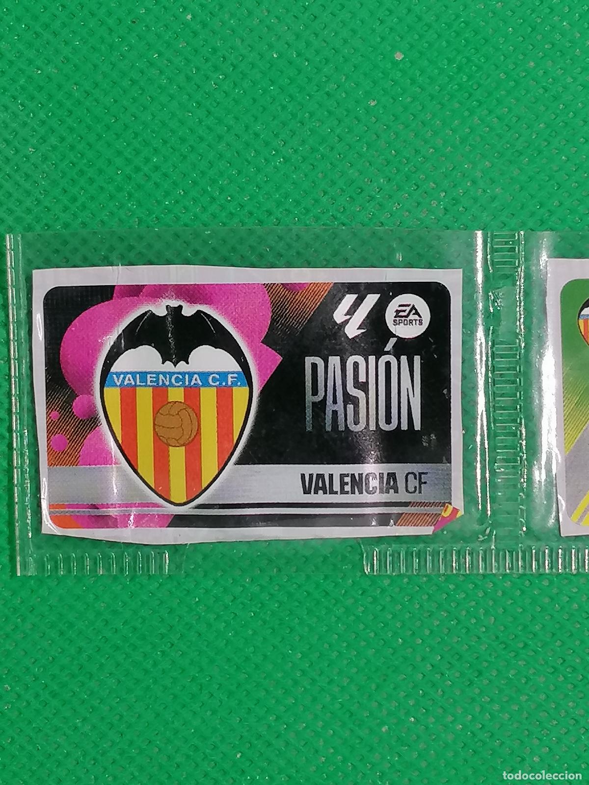 Figurine di Calcio: ESCUDO PASION VALENCIA CHICLES SIN PEGAR ⚽ PANINI LIGA ESTE 25 26 2025 2026 ⚽