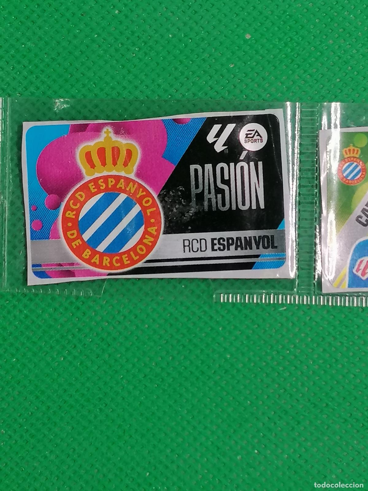 Figurine di Calcio: ESCUDO PASION ESPANYOL CHICLES SIN PEGAR ⚽ PANINI LIGA ESTE 25 26 2025 2026 ⚽