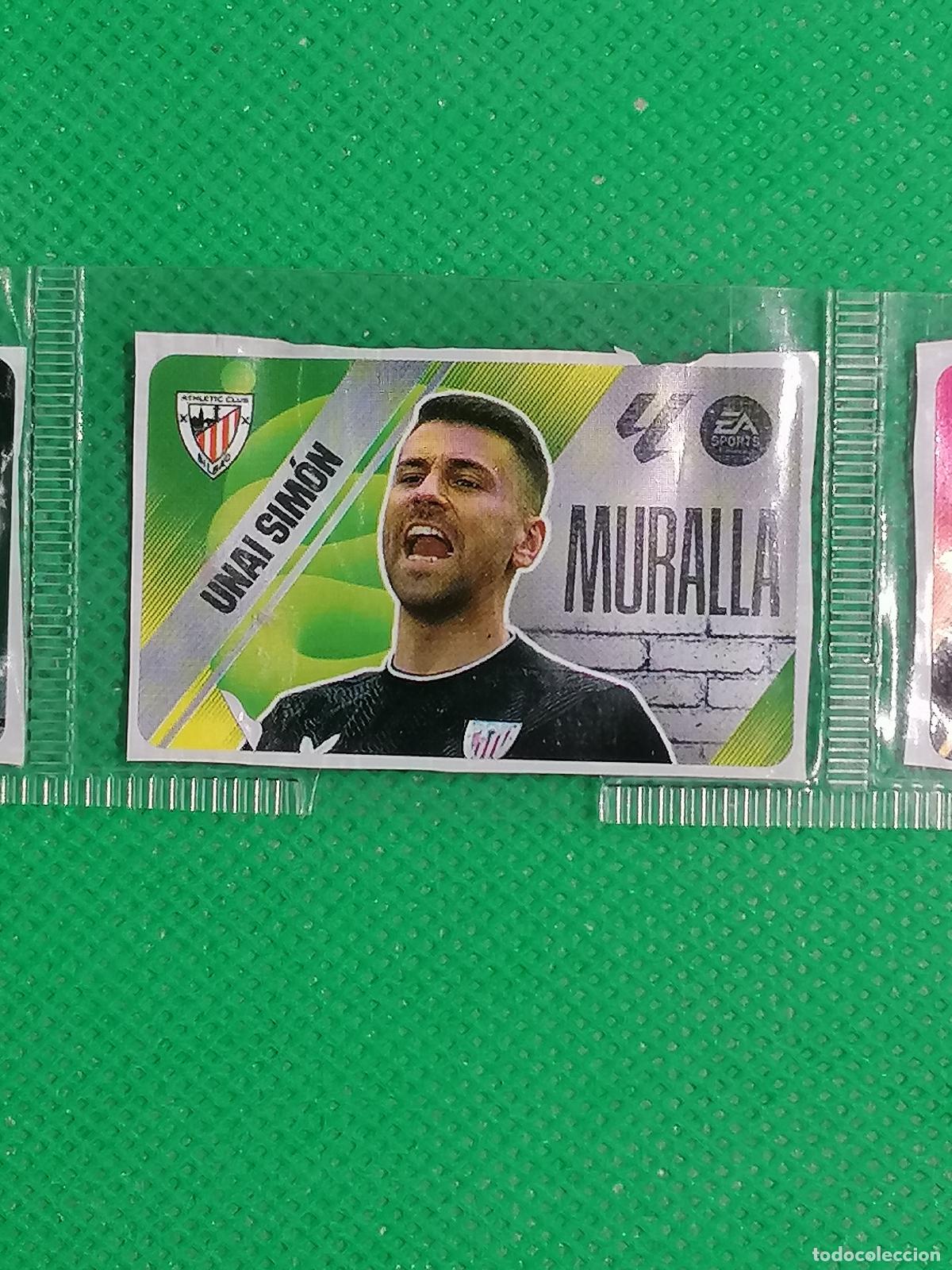 Figurine di Calcio: MURALLA UNAI SIMON ATHLETIC CLUB BILBAO CHICLES SIN PEGAR ⚽ PANINI LIGA ESTE 25 26 2025 2026 ⚽