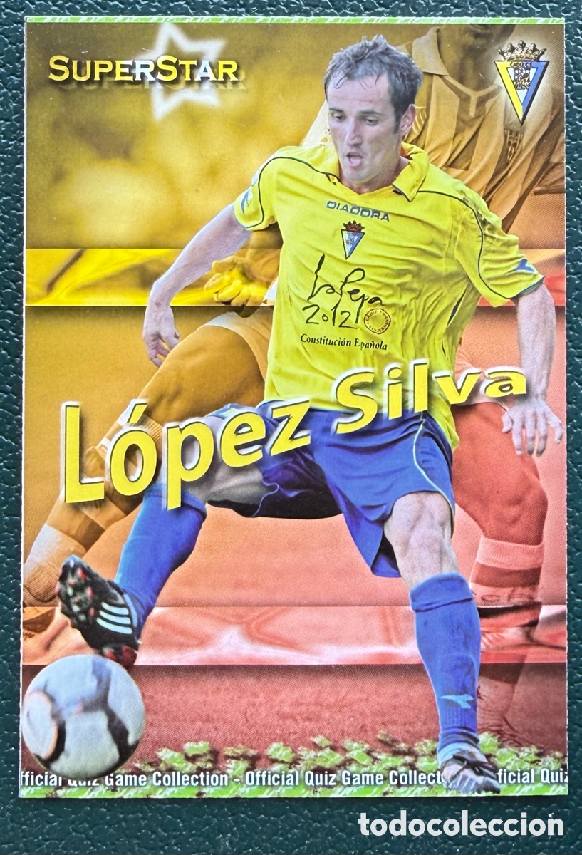 Figurine di Calcio: 1110 LOPEZ SILVA SUPERSTAR MATE CADIZ CF FICHAS ALBUM MUNDICROMO 2009 2010 09 10