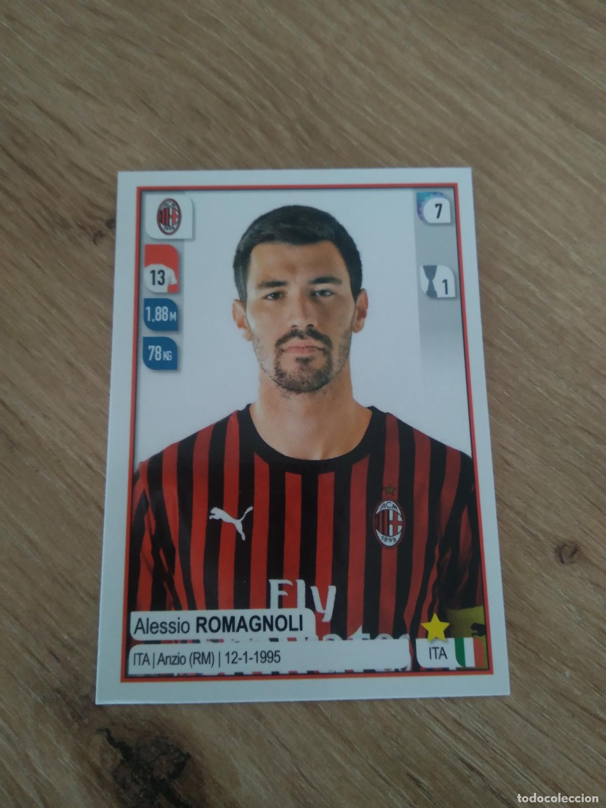 Cromos de f&uacute;tbol: 325 ROMAGNOLI AC MILAN CROMO FUTBOL PANINI LIGA ITALIA 19-20 CALCIATORI 2019-2020