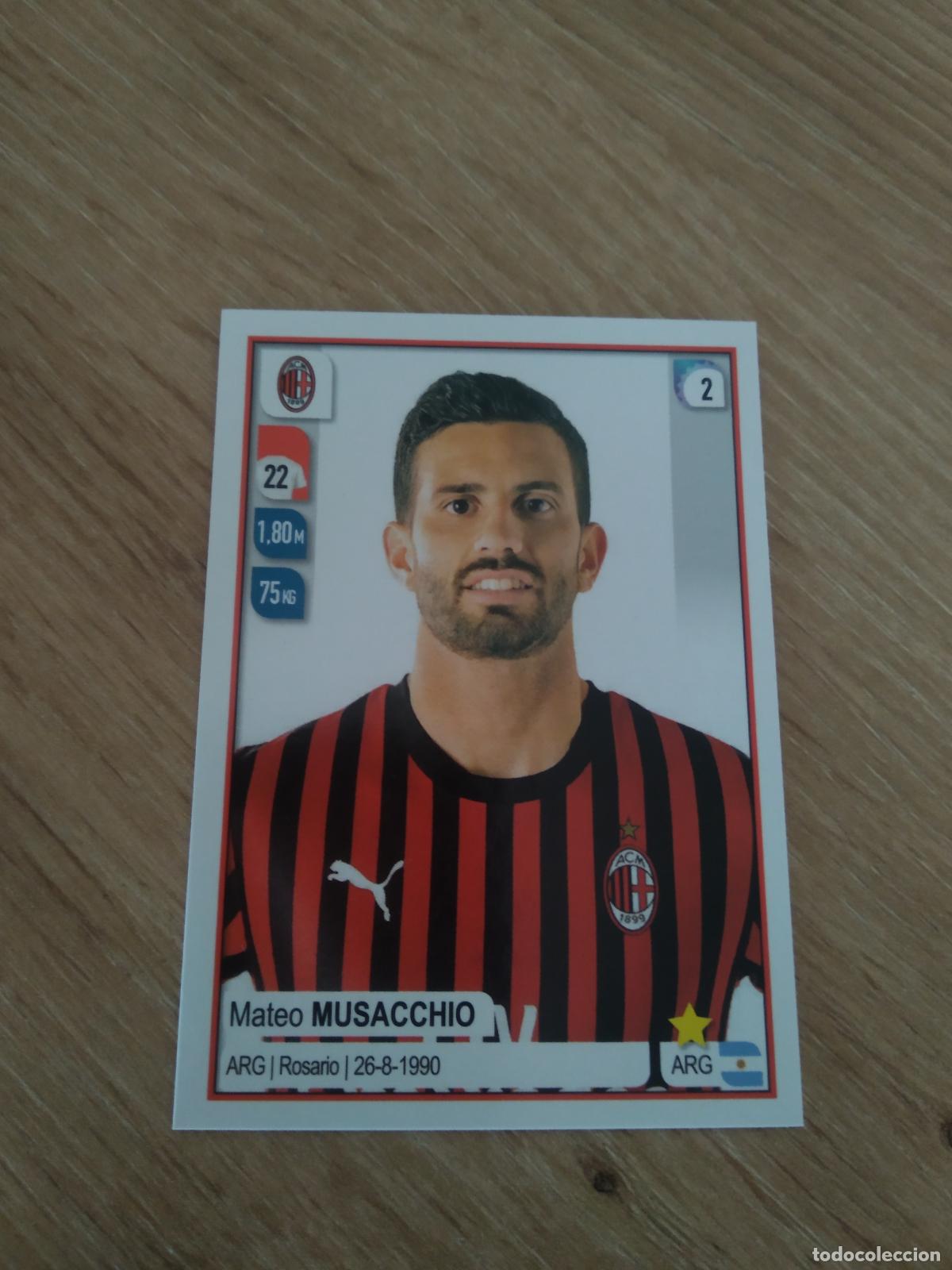 Cromos de f&uacute;tbol: 326 MUSACCHIO AC MILAN CROMO FUTBOL PANINI LIGA ITALIA 19-20 CALCIATORI 2019-2020