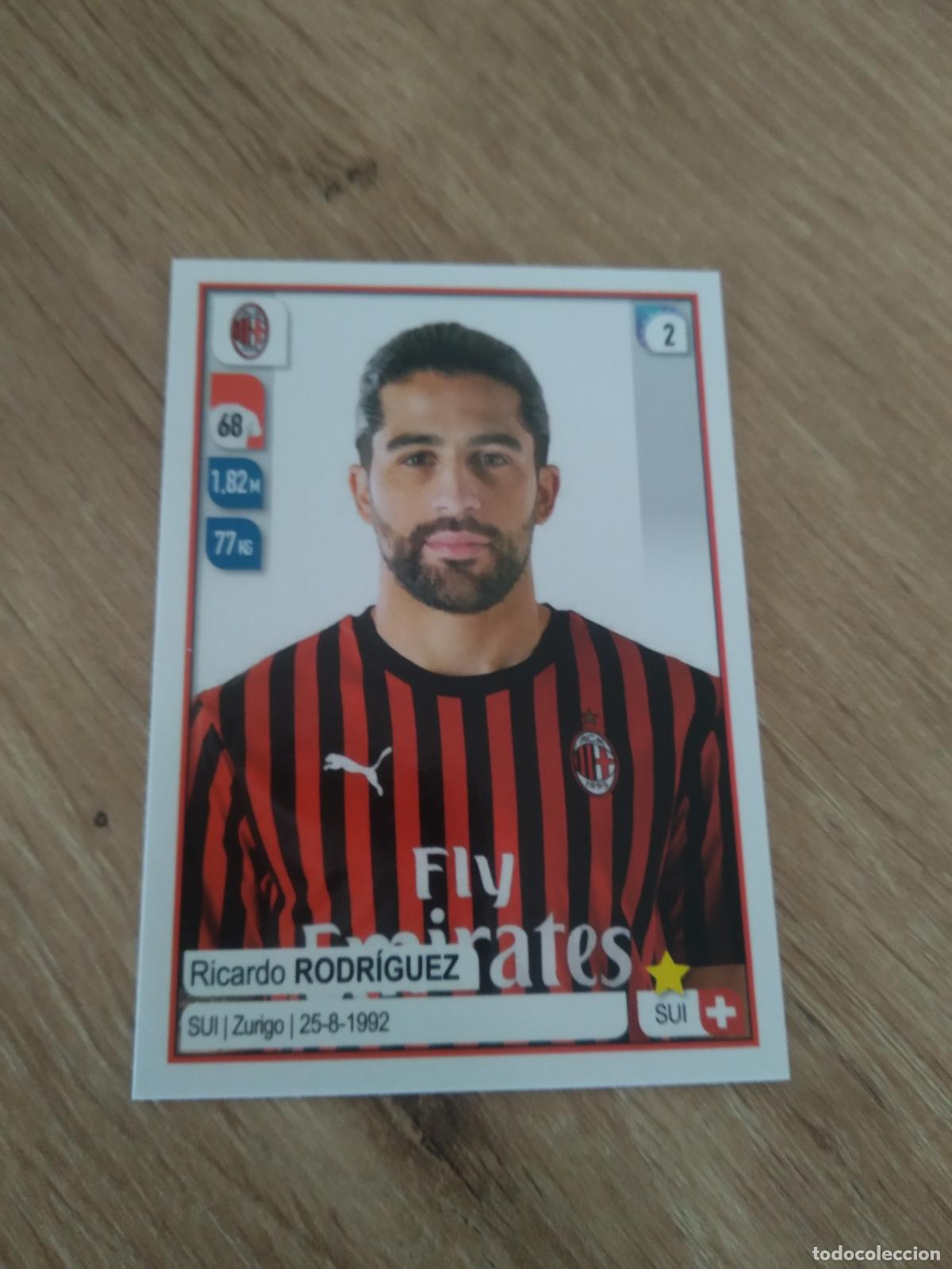 Cromos de f&uacute;tbol: 334 RICARDO RODRIGUEZ AC MILAN CROMO FUTBOL PANINI LIGA ITALIA 19-20 CALCIATORI 2019-2020
