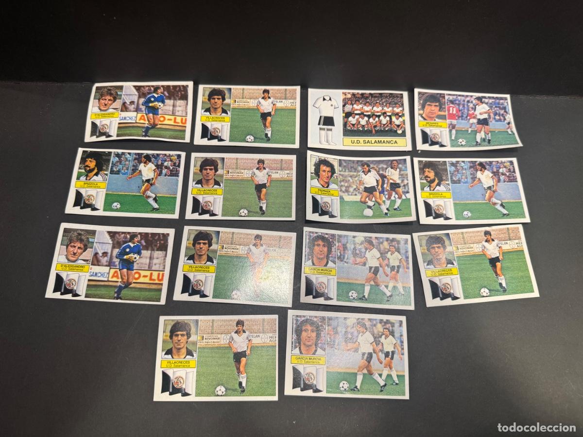 Cromos de f&uacute;tbol: U.D. SALAMANCA LOTE CROMOS FUTBOL LIGA 82 - 83 EDICIONES ESTE NUNCA PEGADO / COMPRA MIN&Iacute;MA 5 &euro;