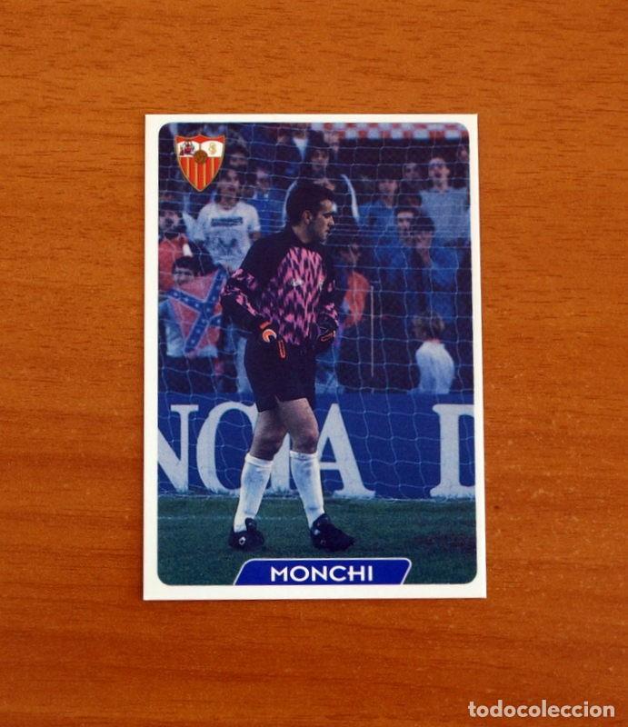 Figurine di Calcio: Sevilla -N&ordm; 76 Monchi -Las Fichas de la Liga 95-96-1995-1996 -Mundicromo Sport