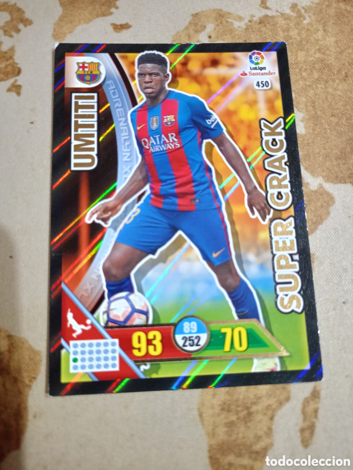 Football Stickers: # S&uacute;per Crack 450 UMTITI Adrenalyn 2016-17