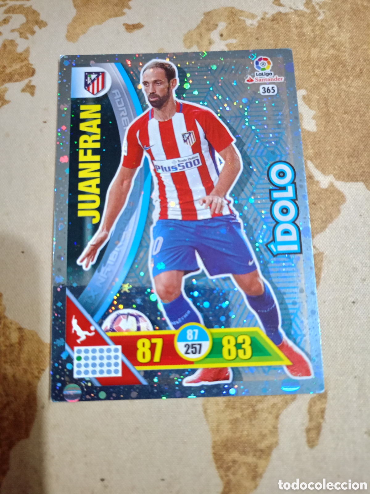 Cromos de f&uacute;tbol: # &Iacute;dolo 365 JUANFRAN Adrenalyn 2016-17