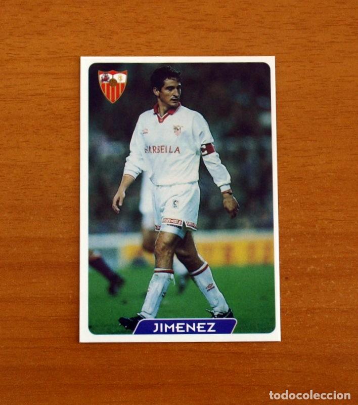 Fu&szlig;ball-Sticker: Sevilla -N&ordm; 77 Jim&eacute;nez -Las Fichas de la Liga 95-96-1995-1996 -Mundicromo Sport