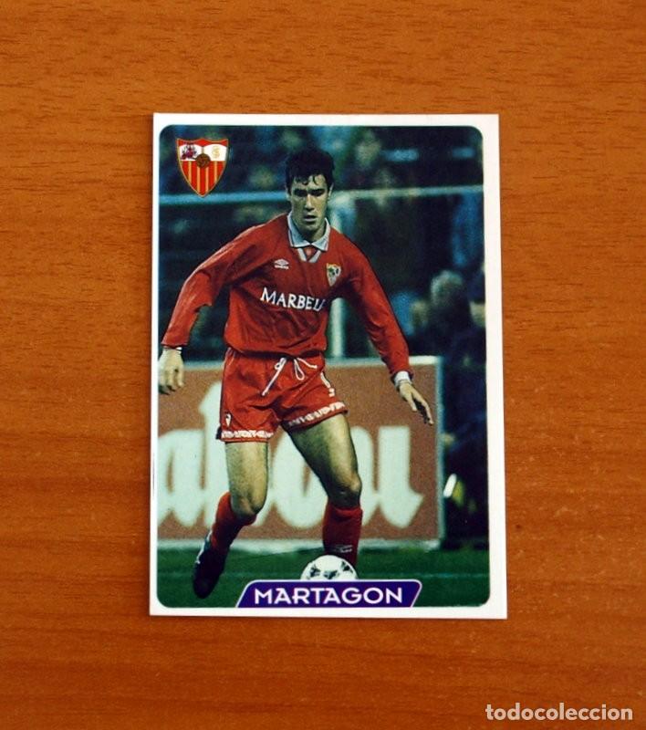 Fu&szlig;ball-Sticker: Sevilla -N&ordm; 78 Martagon -Las Fichas de la Liga 95-96-1995-1996 -Mundicromo Sport