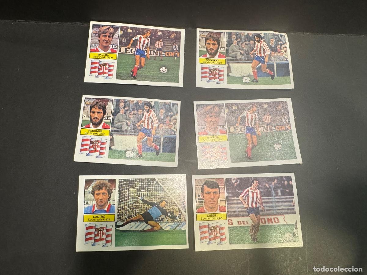 Cromos de Futebol: SPORTING DE GIJ&Oacute;N LOTE CROMOS FUTBOL LIGA 82 - 83 EDICIONES ESTE NUNCA PEGADO / COMPRA MIN&Iacute;MA 5 &euro;
