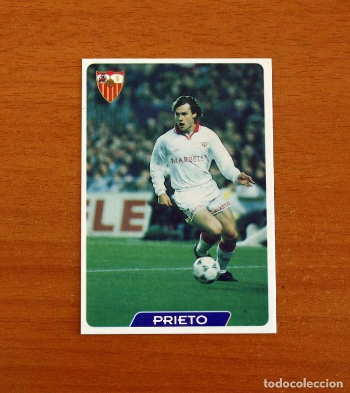 Cromos de Futebol: Sevilla -N&ordm; 79 Prieto -Las Fichas de la Liga 95-96-1995-1996 -Mundicromo Sport
