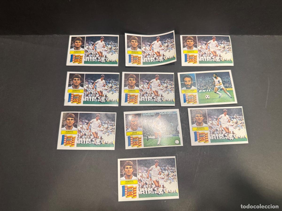 Cromos de Futebol: VALENCIA C.F. LOTE CROMOS FUTBOL LIGA 82 - 83 EDICIONES ESTE NUNCA PEGADO / COMPRA MIN&Iacute;MA 5 &euro;
