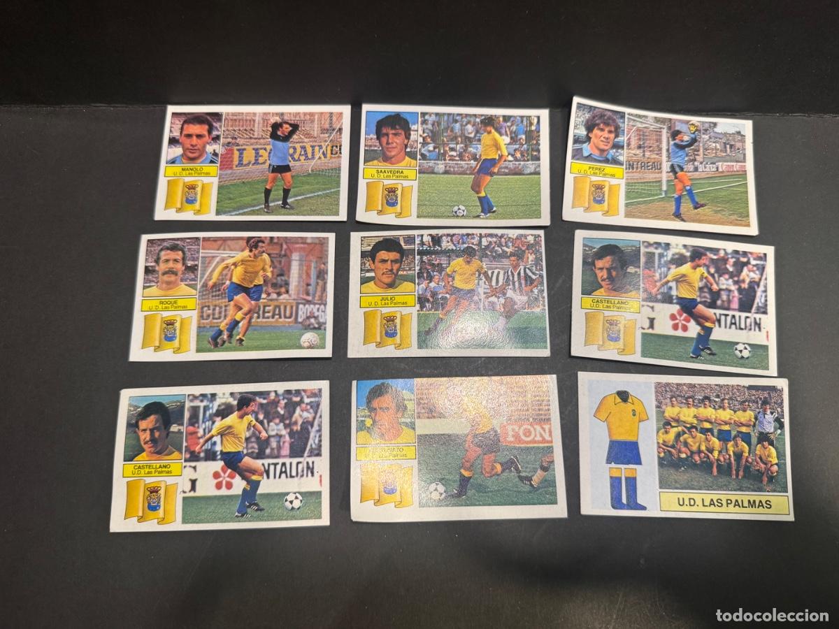 Cromos de f&uacute;tbol: U.D. LAS PALMAS LOTE CROMOS FUTBOL LIGA 82 - 83 EDICIONES ESTE NUNCA PEGADO / COMPRA MIN&Iacute;MA 5 &euro;