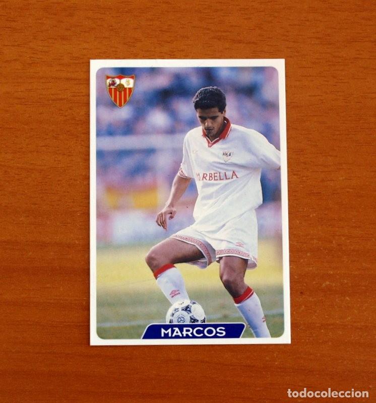 Figurine di Calcio: Sevilla -N&ordm; 81 Marcos -Las Fichas de la Liga 95-96-1995-1996 -Mundicromo Sport