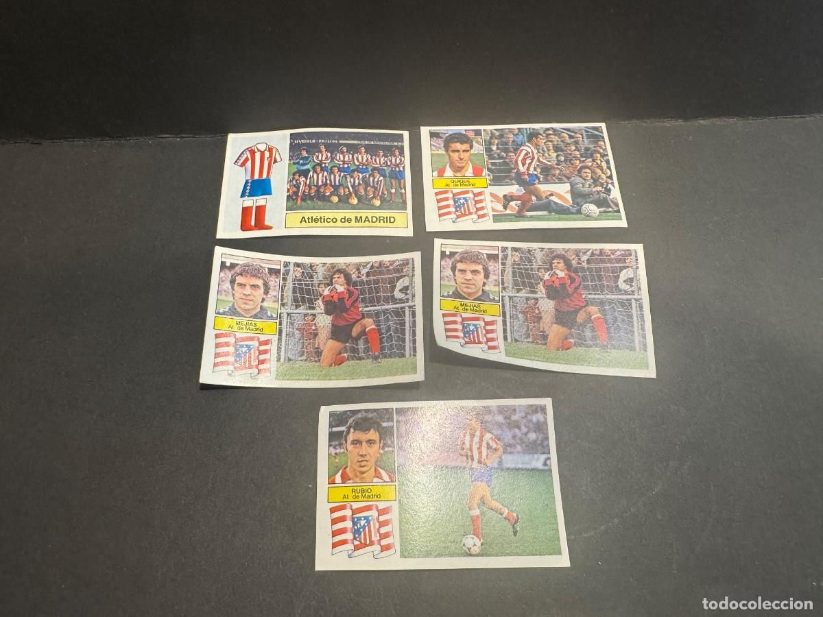 Cromos de f&uacute;tbol: AT. DE MADRID LOTE CROMOS FUTBOL LIGA 82 - 83 EDICIONES ESTE NUNCA PEGADO / COMPRA MIN&Iacute;MA 5 &euro;