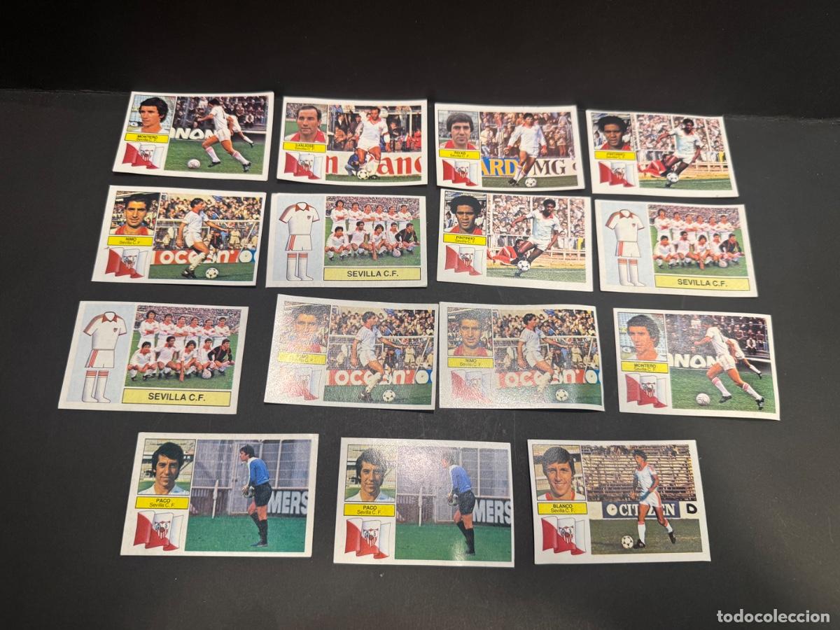 Cromos de f&uacute;tbol: SEVILLA C.F. LOTE CROMOS FUTBOL LIGA 82 - 83 EDICIONES ESTE NUNCA PEGADO / COMPRA MIN&Iacute;MA 5 &euro;