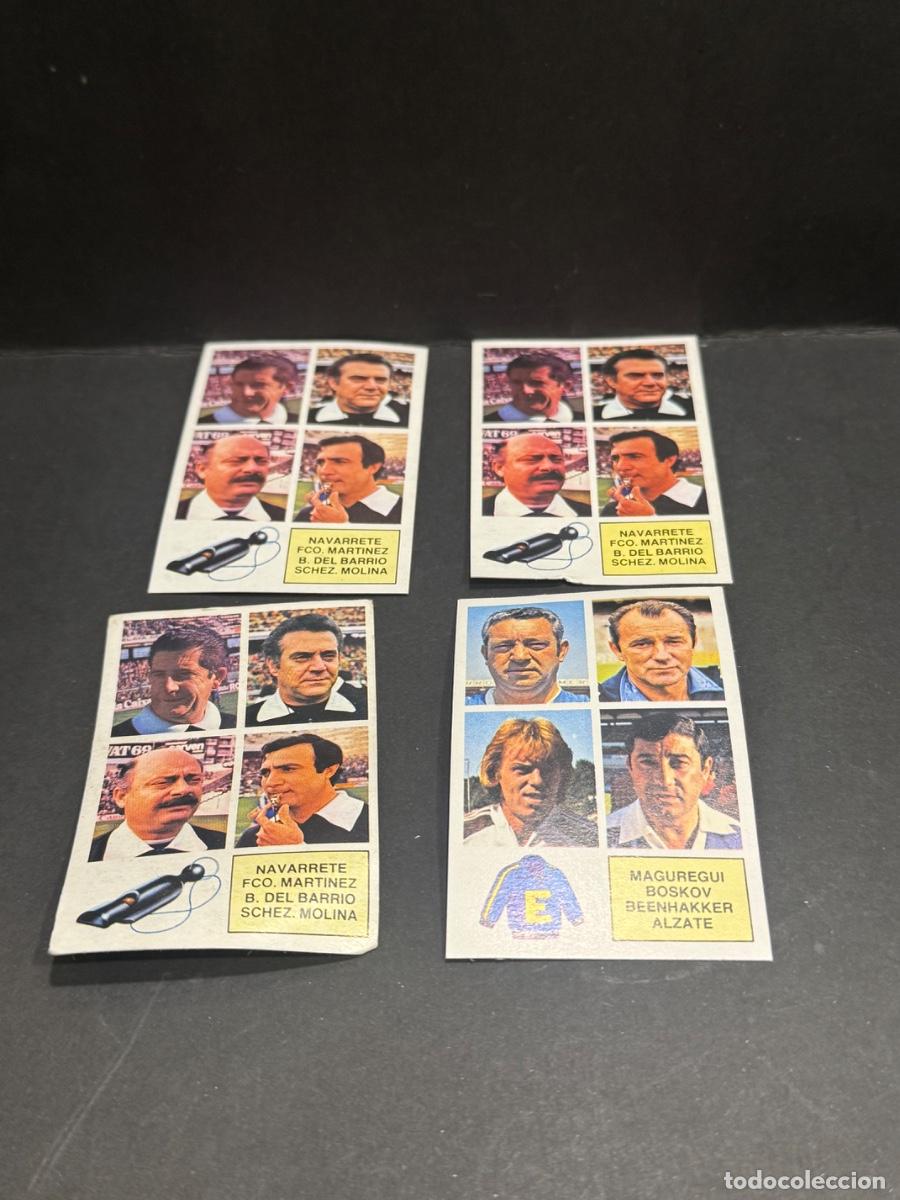 Cromos de f&uacute;tbol: &Aacute;RBITROS LOTE CROMOS FUTBOL LIGA 82 - 83 EDICIONES ESTE NUNCA PEGADO / COMPRA MIN&Iacute;MA 5 &euro;