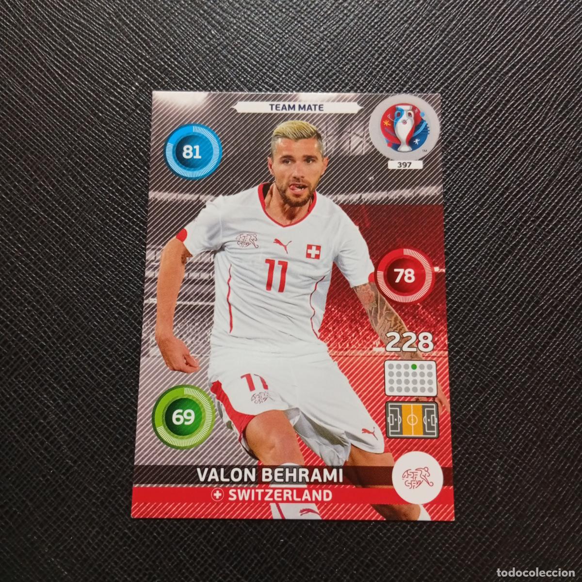 Cartes &agrave; collectionner de Football: 397 BEHRAMI SUIZA PANINI ADRENALYN FRANCIA EURO 2016 EUROCOPA CROMO FUTBOL 16 - A58 PG172