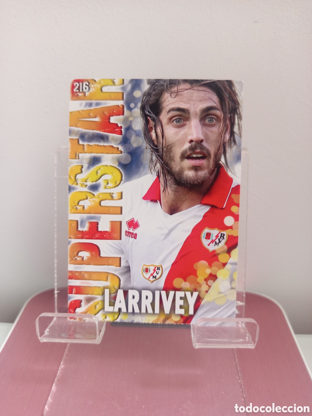 Cromos de f&uacute;tbol: ❇️ CROMO ⚽ LARRIVEY RAYO VALLECANO 216 SUPERSTAR FICHAS LIGA QUIZ GAME 2014 13 14 2013 MUNDICROMO ❇️