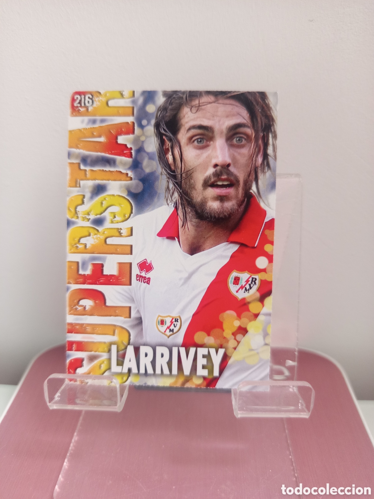 Cartes &agrave; collectionner de Football: ❇️ CROMO ⚽ LARRIVEY RAYO VALLECANO 216 SUPERSTAR FICHAS LIGA QUIZ GAME 2014 13 14 2013 MUNDICROMO ❇️