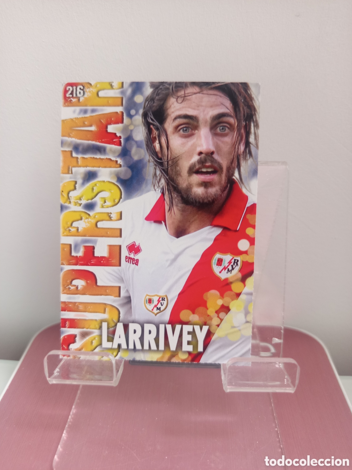 Cartes &agrave; collectionner de Football: ❇️ CROMO ⚽ LARRIVEY RAYO VALLECANO 216 SUPERSTAR FICHAS LIGA QUIZ GAME 2014 13 14 2013 MUNDICROMO ❇️