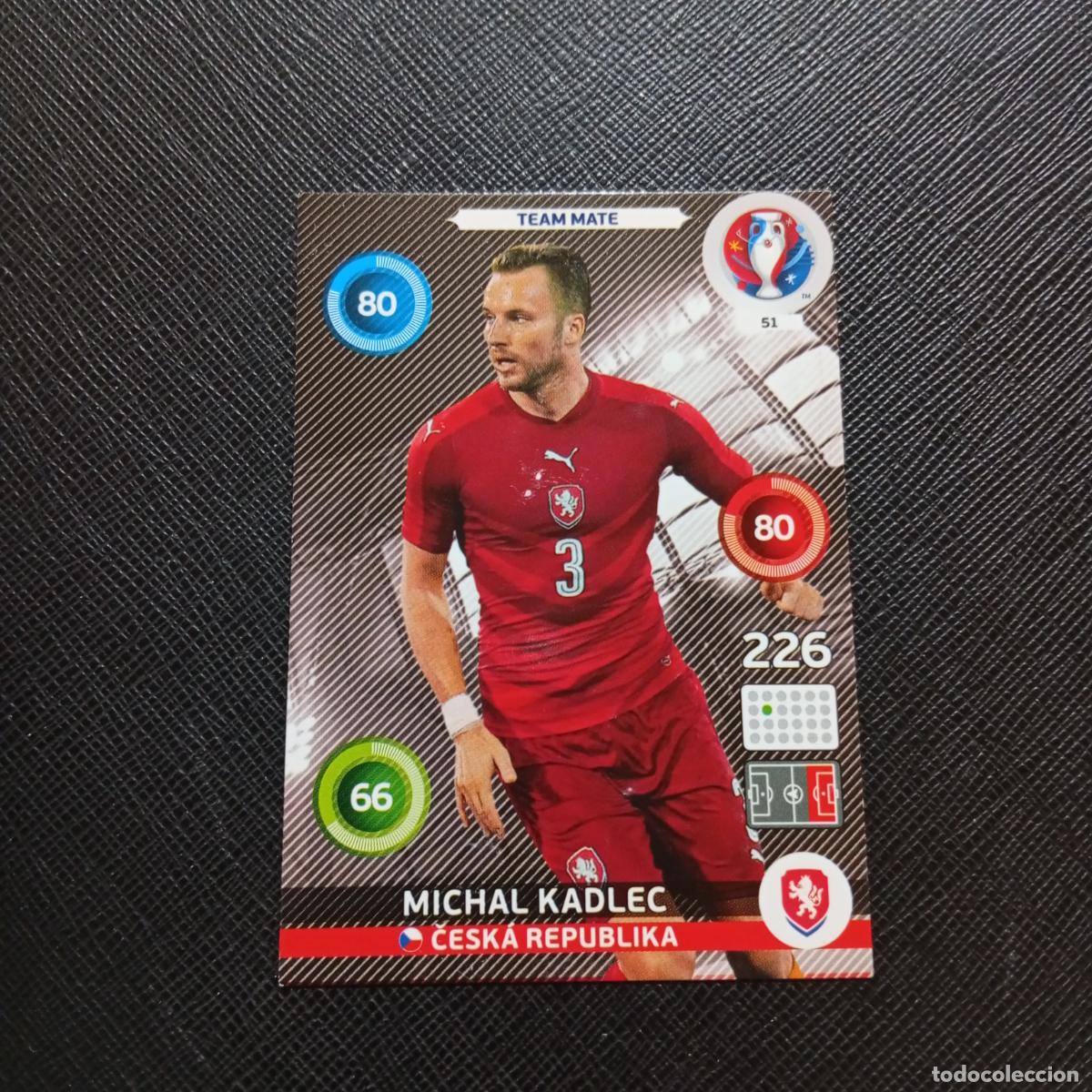 Cartes &agrave; collectionner de Football: 51 MICHAL KADLEC R CHECA PANINI ADRENALYN FRANCIA EURO 2016 EUROCOPA CROMO FUTBOL 16 - A58 PG190