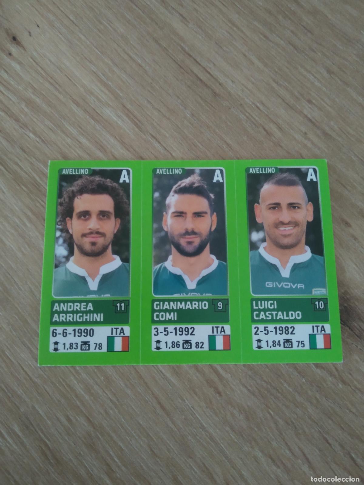 Cartes &agrave; collectionner de Football: 554 ARRIGHINI COMI CASTALDO AVELLINO CROMO FUTBOL PANINI LIGA ITALIA 14-15 CALCIATORI 2014-2015