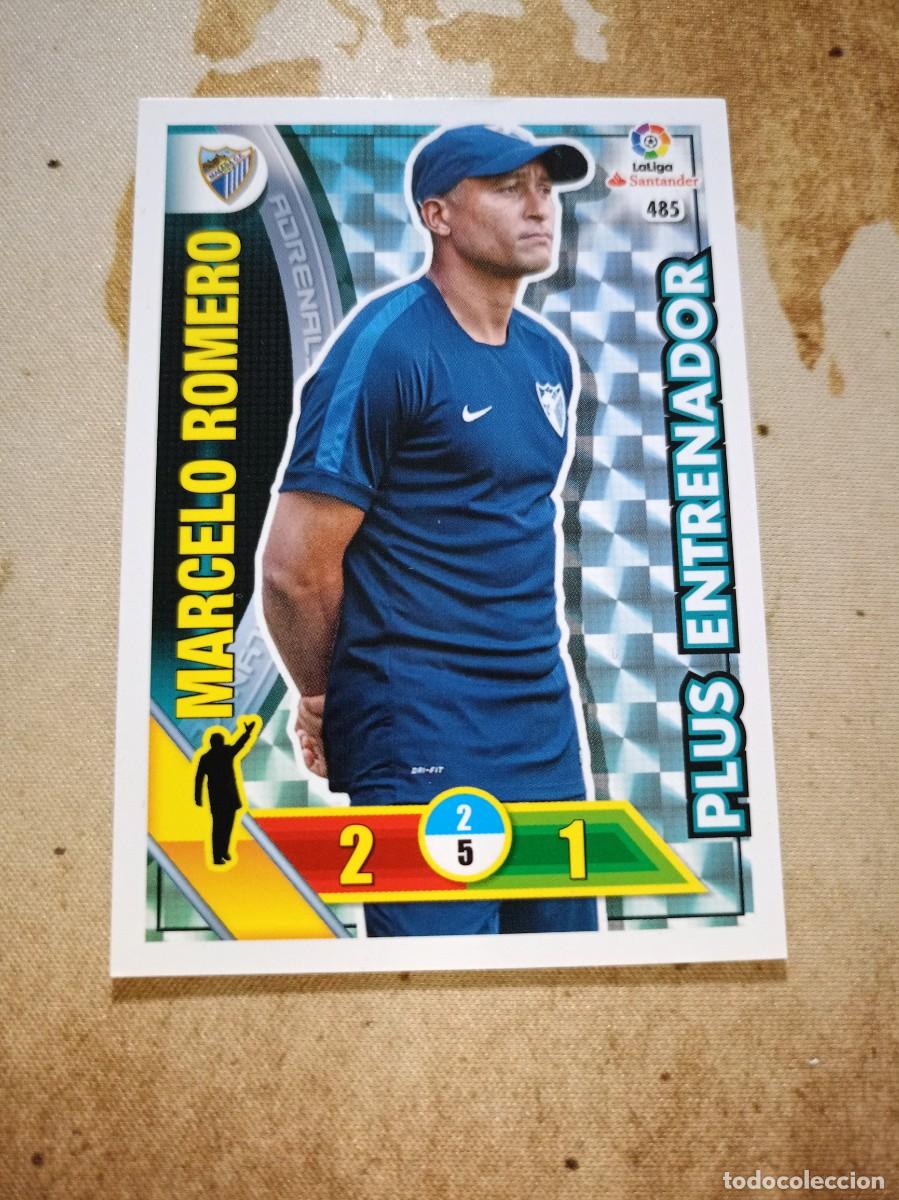 Football Stickers: Plus entrenador 485 MARCELO ROMERO Adrenalyn 2016-17