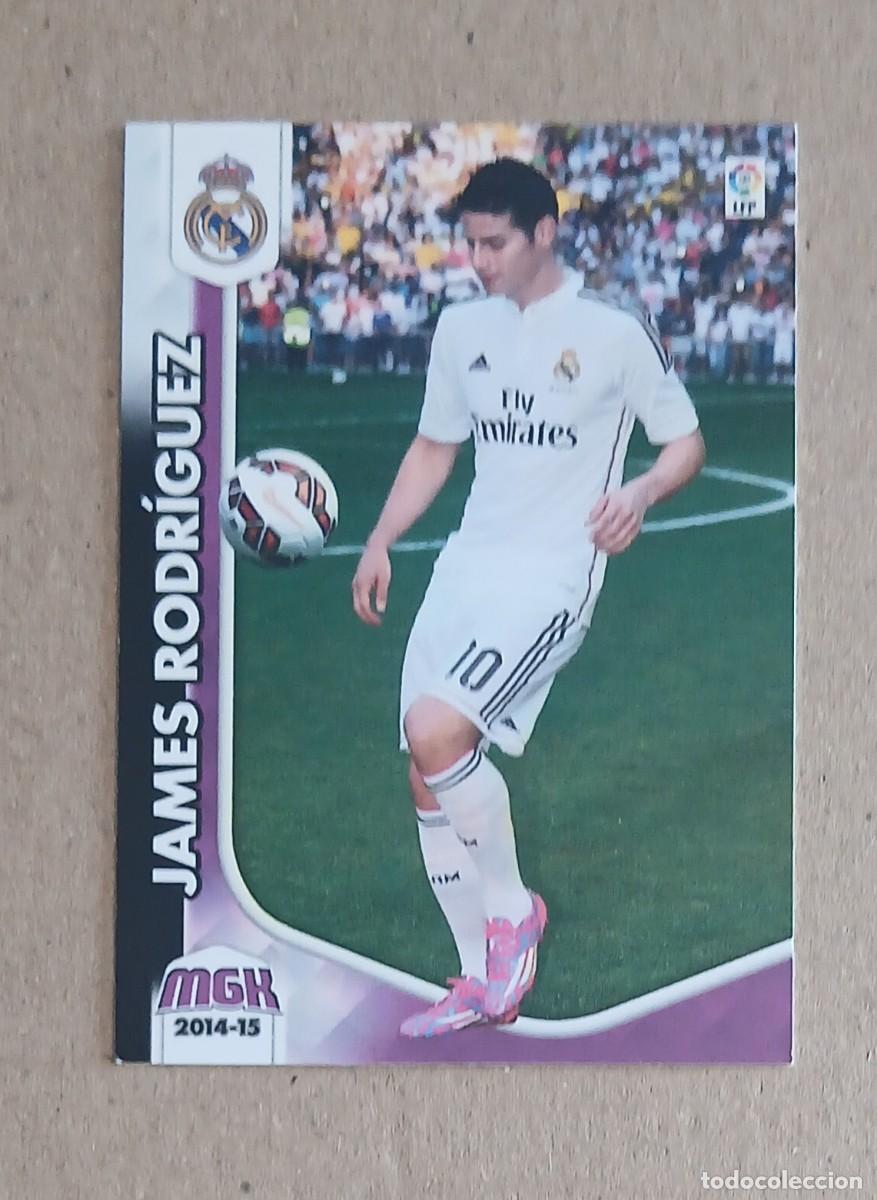 Cromos de f&uacute;tbol: CROMO NUEVO FICHAJE n&ordm; 471 JAMES RODR&Iacute;GUEZ REAL MADRID MEGACRACKS 2014-2015 DE PANINI.