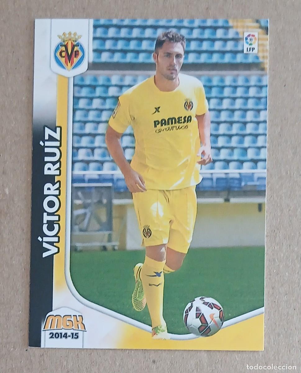 Cromos de f&uacute;tbol: CROMO NUEVO FICHAJE n&ordm; 479 V&Iacute;CTOR RU&Iacute;Z VILLARREAL MEGACRACKS 2014-2015 DE PANINI.