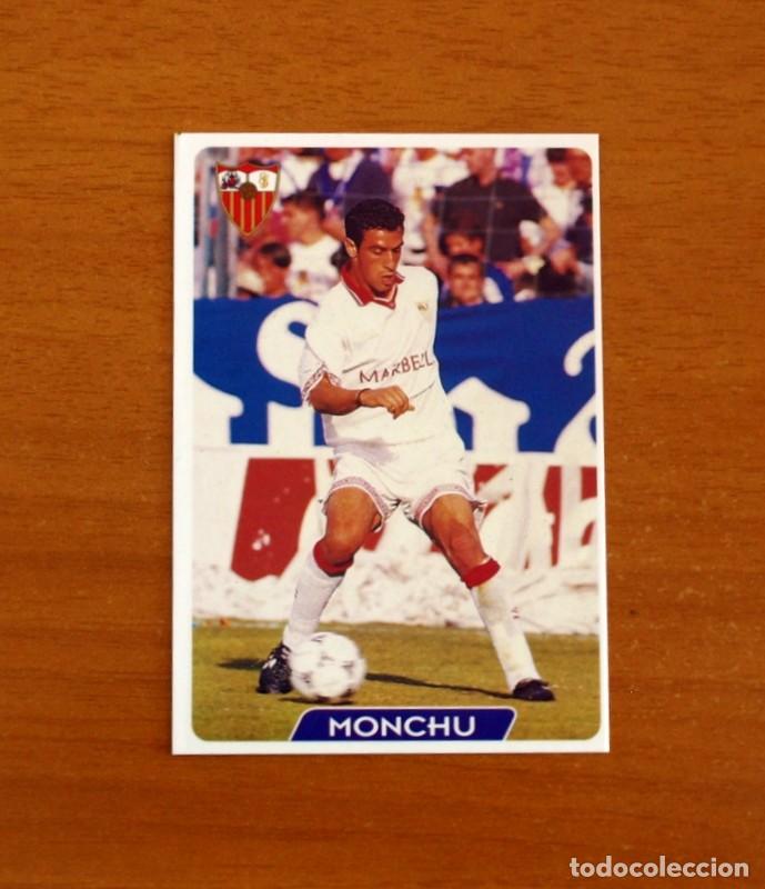 Cromos de f&uacute;tbol: Sevilla -N&ordm; 89 Monchu -Las Fichas de la Liga 95-96-1995-1996 -Mundicromo Sport