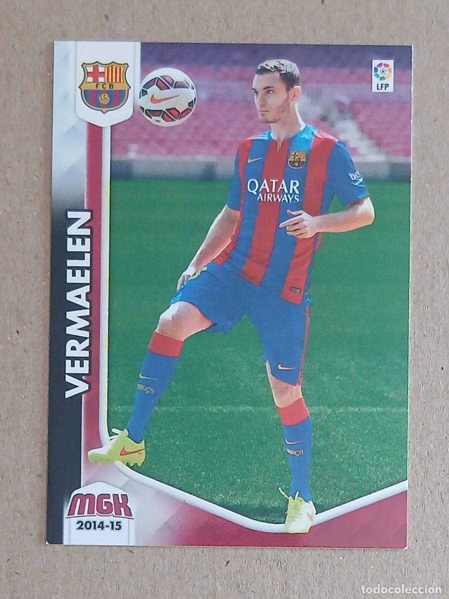 Cromos de f&uacute;tbol: CROMO NUEVO FICHAJE n&ordm; 487 VERMAELEN BARCELONA MEGACRACKS 2014-2015 DE PANINI.