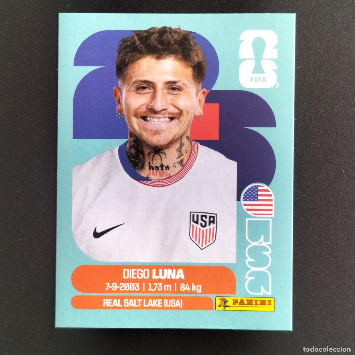 Cromos de f&uacute;tbol: USA 14 DIEGO LUNA ESTADOS UNIDOS CROMOS STICKER MUNDIAL 26 2026 FIFA WORLD CUP PANINI