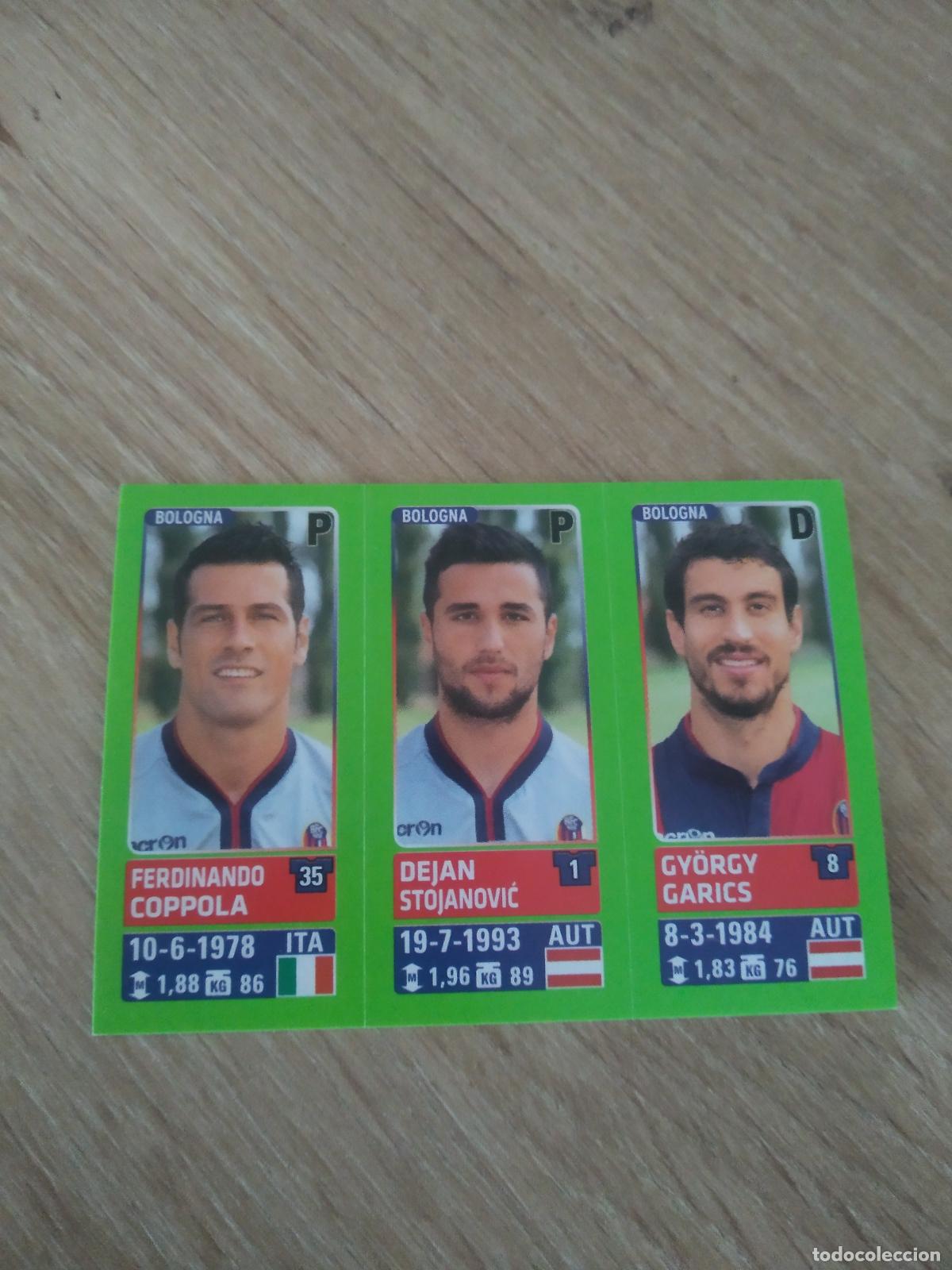 Cromos de f&uacute;tbol: 565 COPPOLA STOJANOVIC GARICS BOLOGNA CROMO FUTBOL PANINI LIGA ITALIA 14-15 CALCIATORI 2014-2015