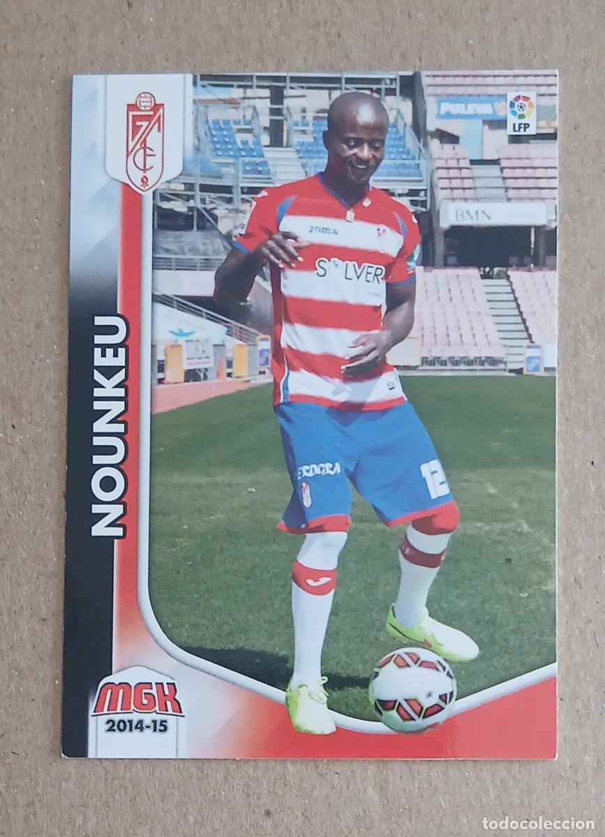 Cromos de f&uacute;tbol: CROMO NUEVO FICHAJE n&ordm; 498 NOUNKEU GRANADA MEGACRACKS 2014-2015 DE PANINI.