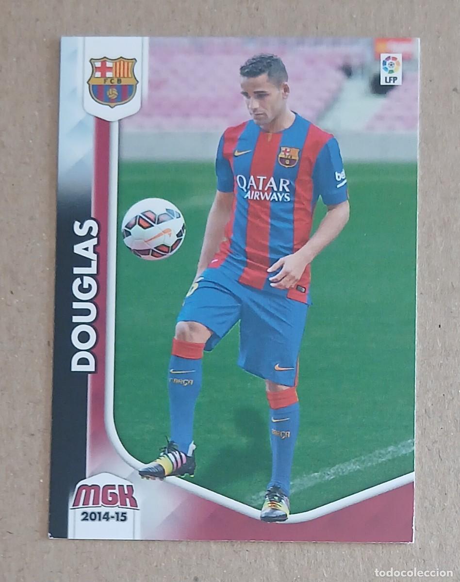 Cromos de f&uacute;tbol: CROMO NUEVO FICHAJE n&ordm; 501 DOUGLAS BARCELONA MEGACRACKS 2014-2015 DE PANINI.