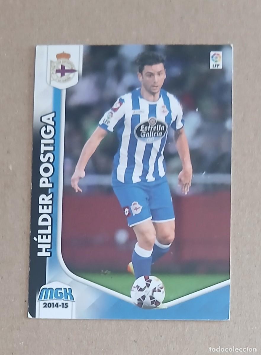Cromos de f&uacute;tbol: CROMO NUEVO FICHAJE n&ordm; 503 H&Eacute;LDER POSTIGA DEPORTIVO MEGACRACKS 2014-2015 DE PANINI.