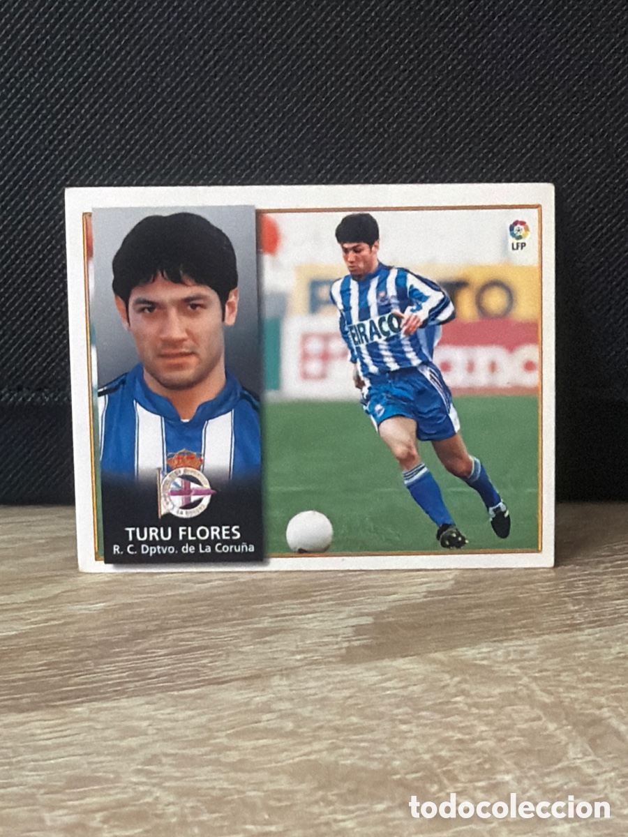 Cromos de f&uacute;tbol: Liga 98 99 Ediciones Este - Turu Flores - Deportivo de La Coru&ntilde;a