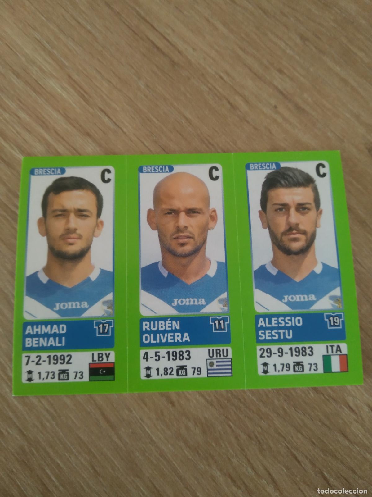 Cromos de f&uacute;tbol: 575 BENALI OLIVERA SESTU BRESCIA CROMO FUTBOL PANINI LIGA ITALIA 14-15 CALCIATORI 2014-2015