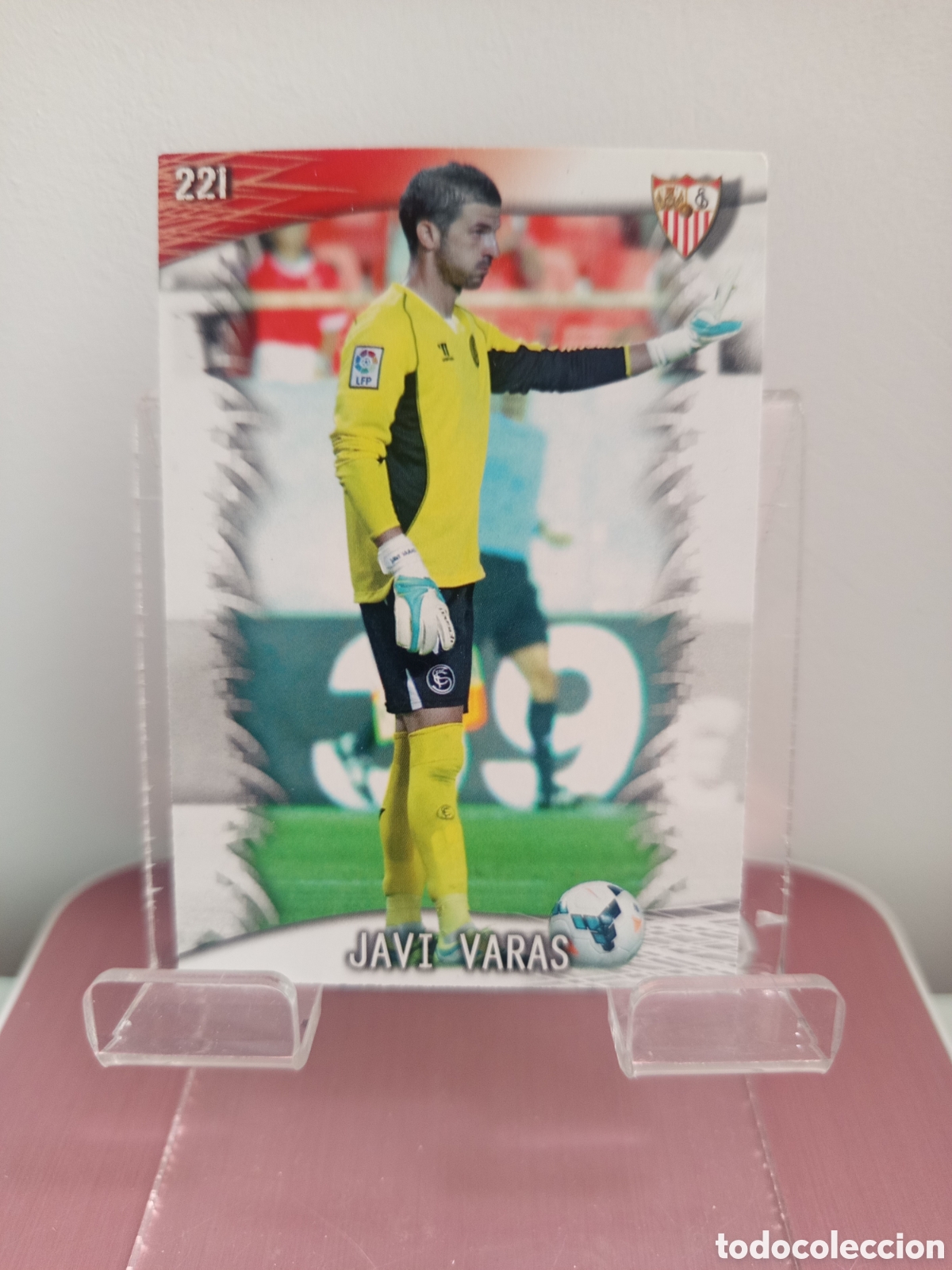 Cromos de f&uacute;tbol: ❇️ CROMO CARD ⚽ JAVI VARAS SEVILLA 221 FICHAS LIGA QUIZ GAME 2014 13 14 2013 2014 MUNDICROMO ❇️
