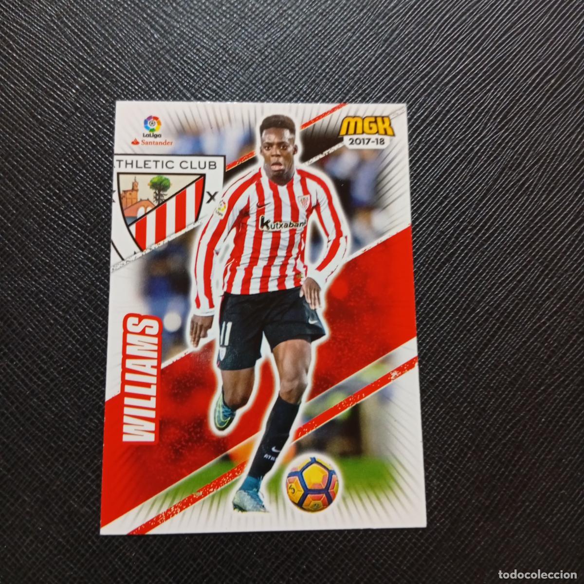 Fu&szlig;ball-Sticker: 43 WILLIAMS BILBAO PANINI MEGACRACKS 2017 2018 CROMO FUTBOL 17 18 - A210 PG10