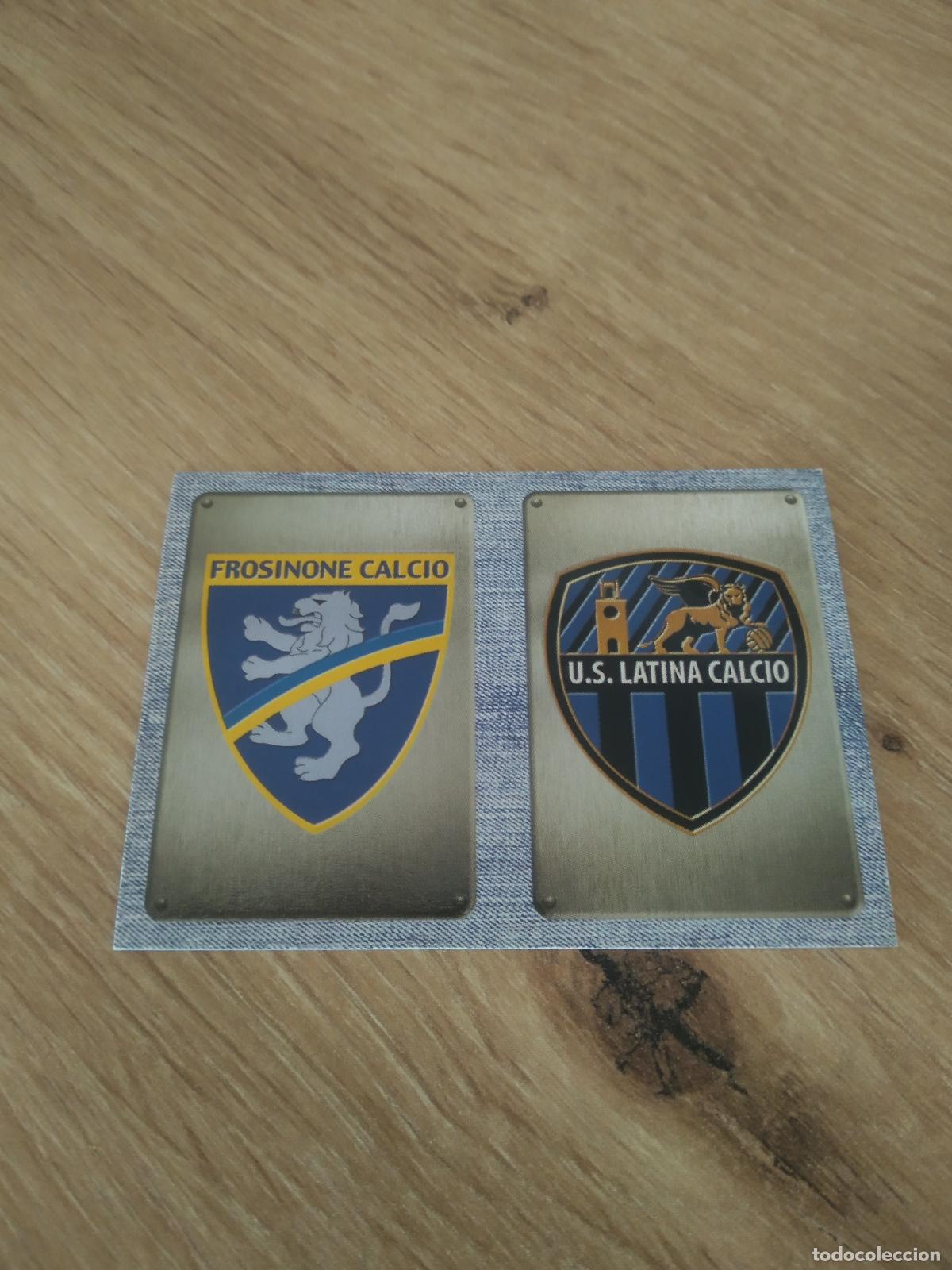 Fu&szlig;ball-Sticker: 610 ESCUDO FROSINONE LATINA CALCIO CROMO FUTBOL PANINI LIGA ITALIA 14-15 CALCIATORI 2014-2015